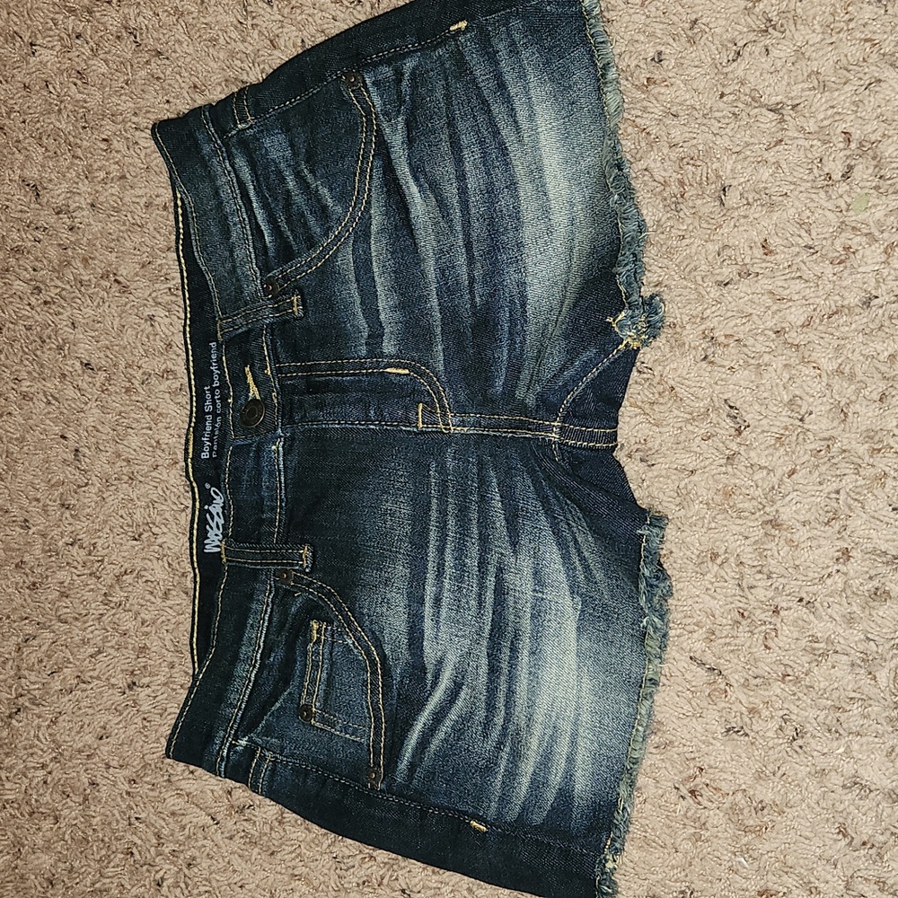 Mossimo Supply Co.- Boyfriend Style Dark Blue Jean Shorts- Sz 00(24)